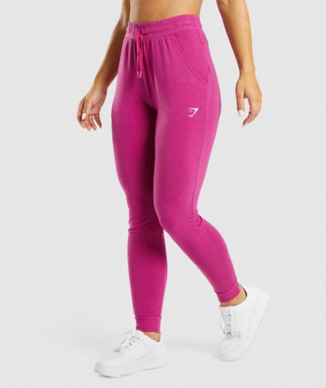 Pantalones Jogger Gymshark Entrenamiento Pippa Mujer Fucsia | MX 473LRI
